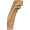 Ekena Millwork 6"W x 14"D x 26"H Merced Rough Sawn Knee Brace, Western Red Cedar BRC06X14X26MRC00RWR - alternate 1